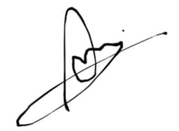 Abhi's signature